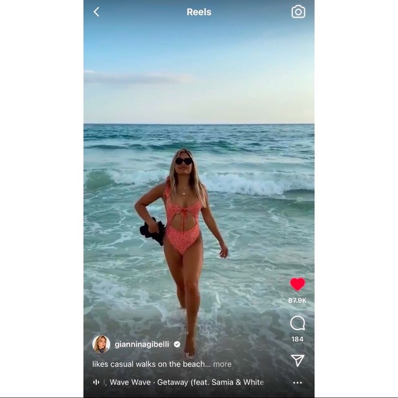 ASO Giannina Gibelli Love Is Blind Nasty Gal Wild Waters Animal Cut-Out Swimsuit - Picture 5 of 12